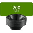 thumbnail image 5 of PLASTICPRO 12 Oz Black Plastic Bowls Round Disposable Microwavable Bowls, 200-Pack, 5 of 7