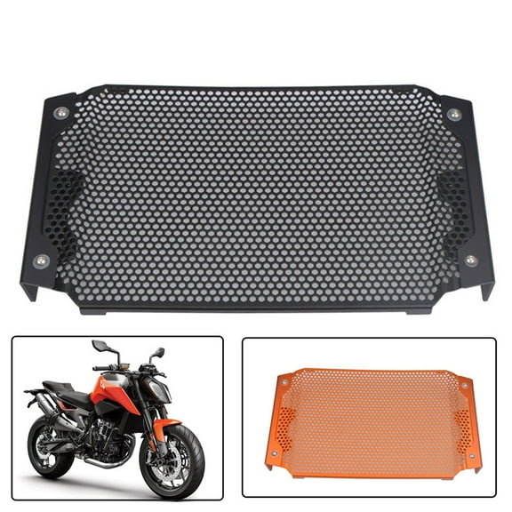 Motorcycle Radiator Protective Cover Radiator Protective Grille Compatible for 2018-2020 Duke KTM 790 Orange
