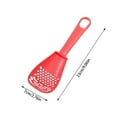 thumbnail image 2 of Multifunctional Kitchen Cooking Spoon Heat Slotted Spoon Silicone Utensil for Draining Mashing Grating and Separating, 2 of 3