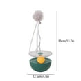 thumbnail image 3 of Moocorvic Interactive Cat Ball Toy Teaser Wand Set, Automatic Rolling Toy with Feathers & Bell for Indoor Play & Cat Birthdays, 3 of 7