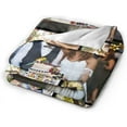 thumbnail image 4 of Custom Blanket with Photo Text Personalized Bedding Throw Blankets Customized Flannel Fleece Blankets for Family Birthday Wedding Gift Fits Couch Sofa Bedroom Living Room - 30"x40" Blankets, 4 of 5