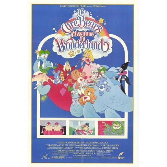 Pop Culture Graphics  Care Bears Adventure in Wonderland Movie Poster Print, 27 x 40