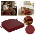 thumbnail image 2 of Outdoor Indoor Dining Chair Cushions, Thick 17×16×2 Inch Waterproof Patio Seat Pads with Ties, Non Slip Machine Washable Patio Furniture Cushions Available in 20 Colors, 2 of 4