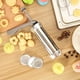 thumbnail image 3 of Kit pistola prensa galletas para hacer galletas, máquina para hacer churro, pistola glaseado, decoración con discos galletas acero inoxidable boquillas, prensa de galletas para hornear, 3 of 4