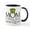 White/Black Inside, variant on CafePress - MOM A Title Just Above Queen Mug - 11 oz Ceramic Mug - Novelty Coffee Tea Cup