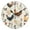 Gold, variant on Wall Clock 10 Inch Battery Operated Clocks Living Room Decor, Silent Non-Ticking for Living Room Home Kitchen office Clock Chickens Pattern