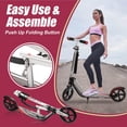 thumbnail image 4 of HUDORA Scooter para niños de 6 a 12 años - Scooter para niños de 8 años en adelante, Scooters para adolescentes de 12 años en adelante, Scooter para adultos con ruedas grandes, Scooter ligero y durade, 4 of 4