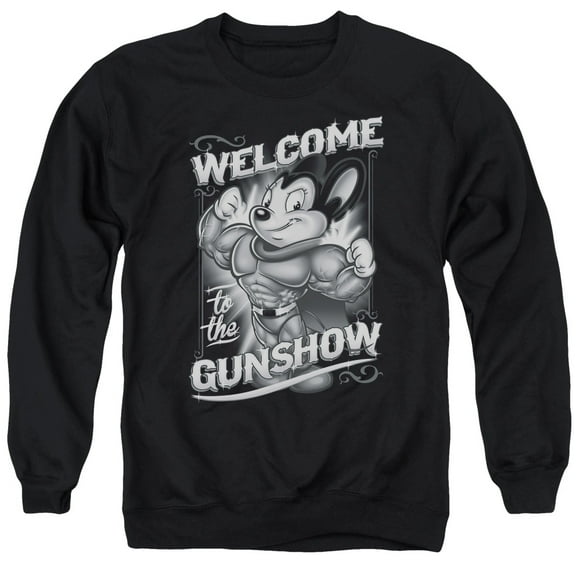 Mighty Mouse - Mighty Gunshow - Crewneck Sweatshirt - Medium
