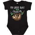 thumbnail image 3 of Inktastic My Great Aunt Loves Me Cute Sloth and Baby Boys or Girls Baby Bodysuit, 3 of 5