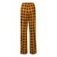 thumbnail image 3 of Pantalones afelpados Gibobby para mujer sueltos con cordón a cuadros simples de otoño e invierno Anaranjado XL, 3 of 4