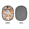thumbnail image 2 of Sikiie Flowers And Birds Watercolor Silicone Pot Holders, Oven Mitts Heat Resistant Hot Pads, Non Slip Pot Holder for Kitchen Baking and Cooking 9.4 x 7.5 Inches, 2 of 7