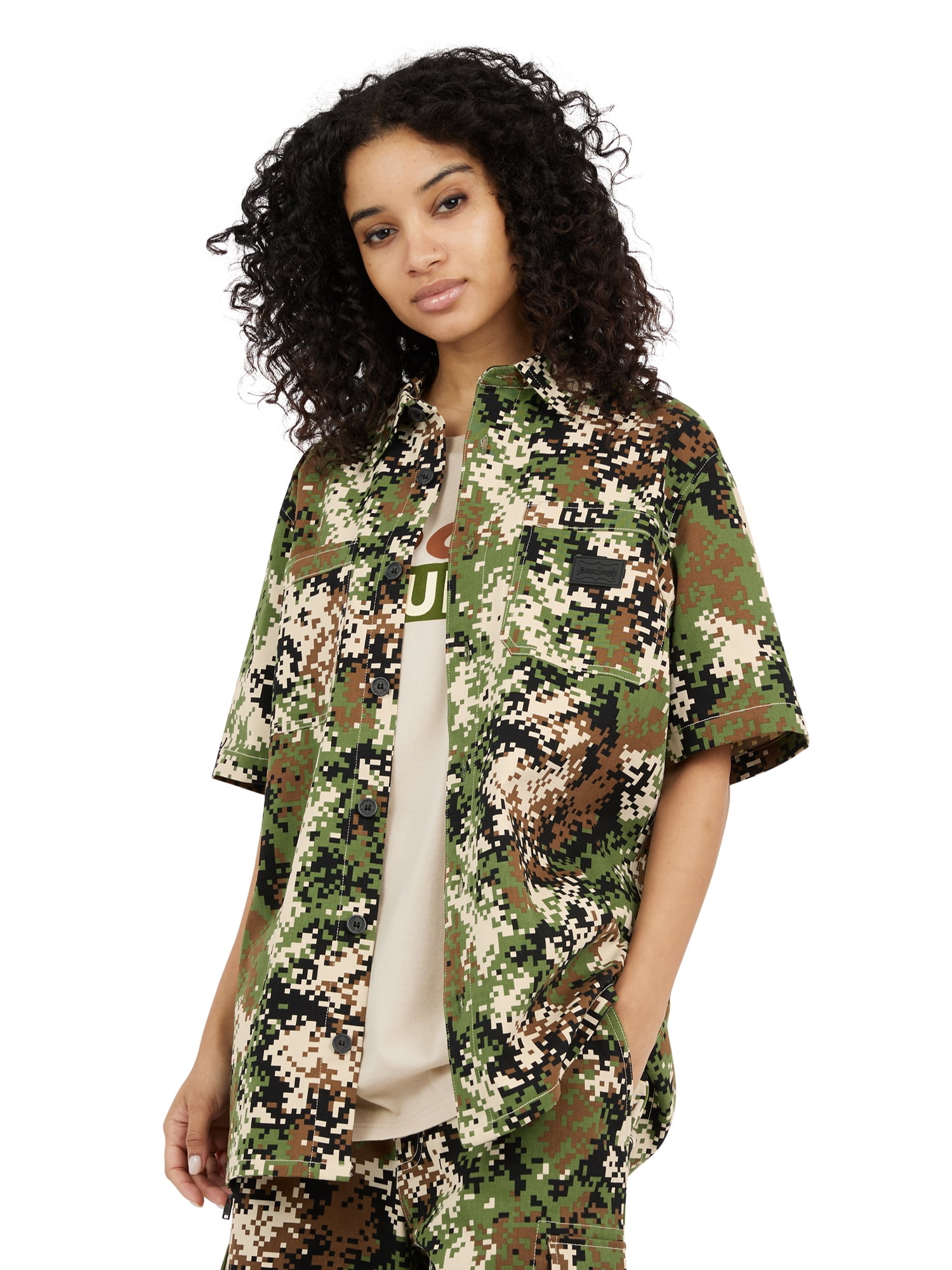 Dogg Supply by Snoop Dogg Men's & Big Men's Classic Fit Short Sleeve Button Down Shirt, Sizes XS-3XL