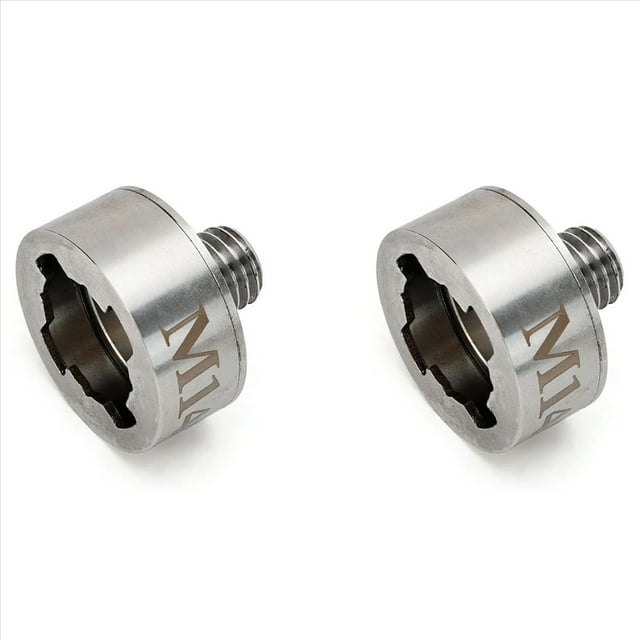 2X Adaptador de Bloqueo M14-X Mejorado para Discos de Corte de Amoladora Angular con Broca de Diamante, Fácil de Instalar