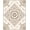 Beige, Pattern 3, variant on ODIKA 4'x6' Machine Washable Non-Slip Area Rug, Nordic Frosted Maze Interlocking Lattice Art High Traffic Rug, Black, 556348
