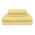 thumbnail image 5 of Bed Sheets | Microfiber Bed Sheet Set | Soft, Wrinkle Resistant & Fade Stain Resistant Bedding | Set of 4 Pieces – 1 Flat Sheet, 1 Deep Pocket Fitted Sheet, 2 Pillowcases (Sunlight Yellow, Queen), 5 of 10