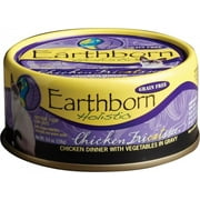 Earthborn Holistic Grain Free Chicken Fricatssee Canned Cat Food 5.4-oz, case of 24
