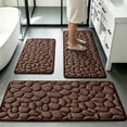 thumbnail image 4 of 2 Pack Mixed Color Diatomaceous Earth Bath Mats,Quick Dry Super Absorbent Shower Rug with Non-Slip Rubber Back,Water Resistant Floor Mat for Bathroom Tub And Sink Area, 4 of 7