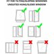thumbnail image 4 of Paño para calafateo de ventanas de 300 CM para aire acondicionado y secadora móviles, funciona con todas las unidades de aire acondicionado móviles, fácil instalación, 4 of 5