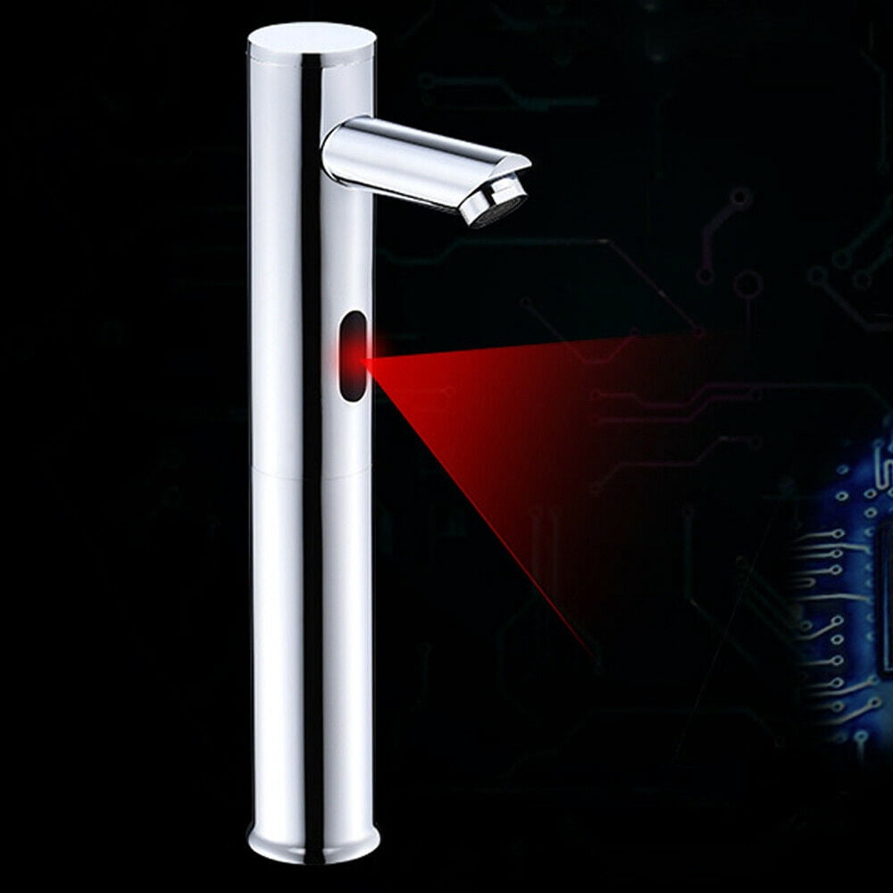 DENEST Automatic Sink Sensor Tap Infrared Water Bathroom Basin Faucet with Control Box