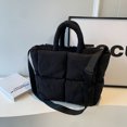 thumbnail image 3 of Bolsos cruzados de hombro cuadrados MOODS para mujer, nuevos bolsos de mano acolchados de algodón de moda de primavera 2024, bolso de mano acolchado de gran capacidad de lujo, 3 of 5