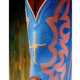 thumbnail image 3 of Children's Twisted X YHY0001 Cowkid's Hooey Cognac Bullhide/Neon Blue 5 M, 3 of 3