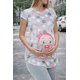 thumbnail image 4 of Playera Maternidad Estampada Bebé Niña Cómoda Ropa Embarazo Playera Mujer Casual Color Rosa, 4 of 4