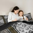 thumbnail image 5 of Manfei Fashion Leopard Print Bedding Comforter Set, Cheetah Animal Twin Comforter Sets, Teen Kid Adult Female Reversible Bedding Set, Ultra Soft Home Decor, 2 Pieces, 5 of 8