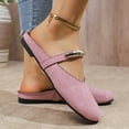 thumbnail image 7 of Quaouag Mules for Women Flats Comfortable Soft Memory Foam Insole Shoes, 7 of 7