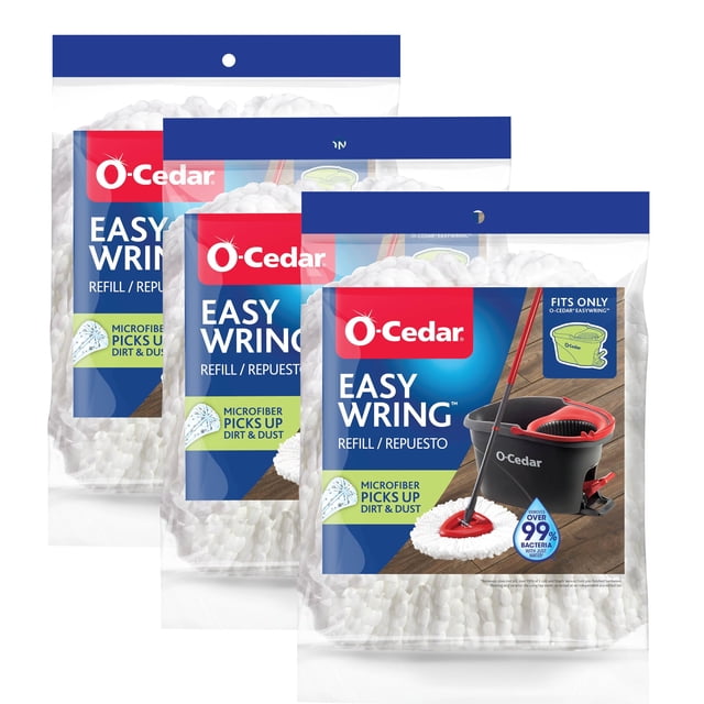 Recambio para cabezal de mopa O-Cedar EasyWring Spin (paquete de 3)