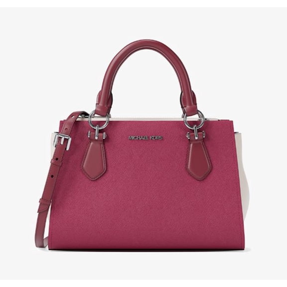 Michael Kors Women's Outlet Marilyn Small Color-Block Saffiano Leather Messenger Bag 35F5S6AM1T-984