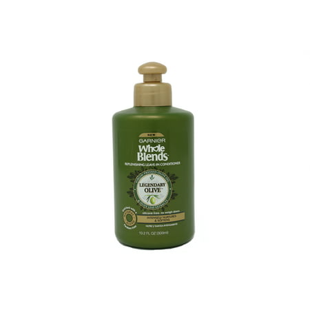 Garnier Whole Blends Leave-In Conditioner Legendary Olive, For Dry Hair, 10.2 fl.