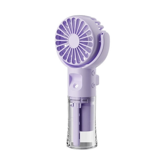 Meitianfacai Mini Portable Water Misting Fan, 4 Speeds,Powerful Handheld Fan USB Rechargeable,Personal Small Quiet Spray Water Mist Fan for Home School Office Outdoor Travel Use