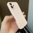 thumbnail image 5 of Original Square Liquid Silicone Phone Case for iPhone 16 Plus 16 Pro Max Full Protector Soft Cover Cases WHITE For iPhone 16 Plus, 5 of 5