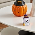 thumbnail image 4 of Clearance Under $1 Cute Resin Sweeping Ghost Figurine with Witch Hat for Halloween, 4 of 5