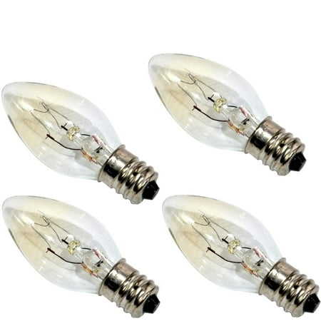 

HQRP 4-Pack 15W 120V Light Bulbs for Scentsy KE-15WLITE Replacement fits Night Light Plug-in Warmers
