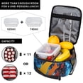 thumbnail image 4 of Prestonplayz Portable Lunch Bag, Insulated Lunch Box Reusable Lunch Totes Bag For Camping Hiking Travel Picnic, 4 of 8