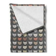 thumbnail image 2 of Cartoon Soft Flannel Fleece Throw Blanket, Doodle Happy Kittens Cat Lover Themed Continuous Pattern, Cozy Plush for Indoor and Outdoor Use, 60" x 80", Grey and Multicolor, by Ambesonne, 2 of 5