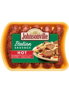 Johnsonville Hot Italian Sausage, 5 Links, 1 lb 3 oz (Fresh)