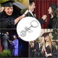 thumbnail image 2 of 1Pcs 2022 Graduation Keychains  Class of 2022 Keyring Graduation  Congrats Grad Student Graduation Key Rings  College High School Senior Present Party Favor Supplies Gift Pendants (Steel, 2 of 7