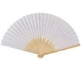 thumbnail image 2 of Ventiladores de bambú plegables, ventilador de mano de estilo oriental de 12 piezas Ventilador chino japonés para decoración de bricolaje Fiesta de baile de boda Verano, 2 of 5