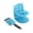 Blue, variant on Serenable Cat Litter Scoop Elevated Cat Bowl Pet Supplies Household Ergonomic Removable Pet Feeder Poop Sifting for Outdoor Indoor Home Pink