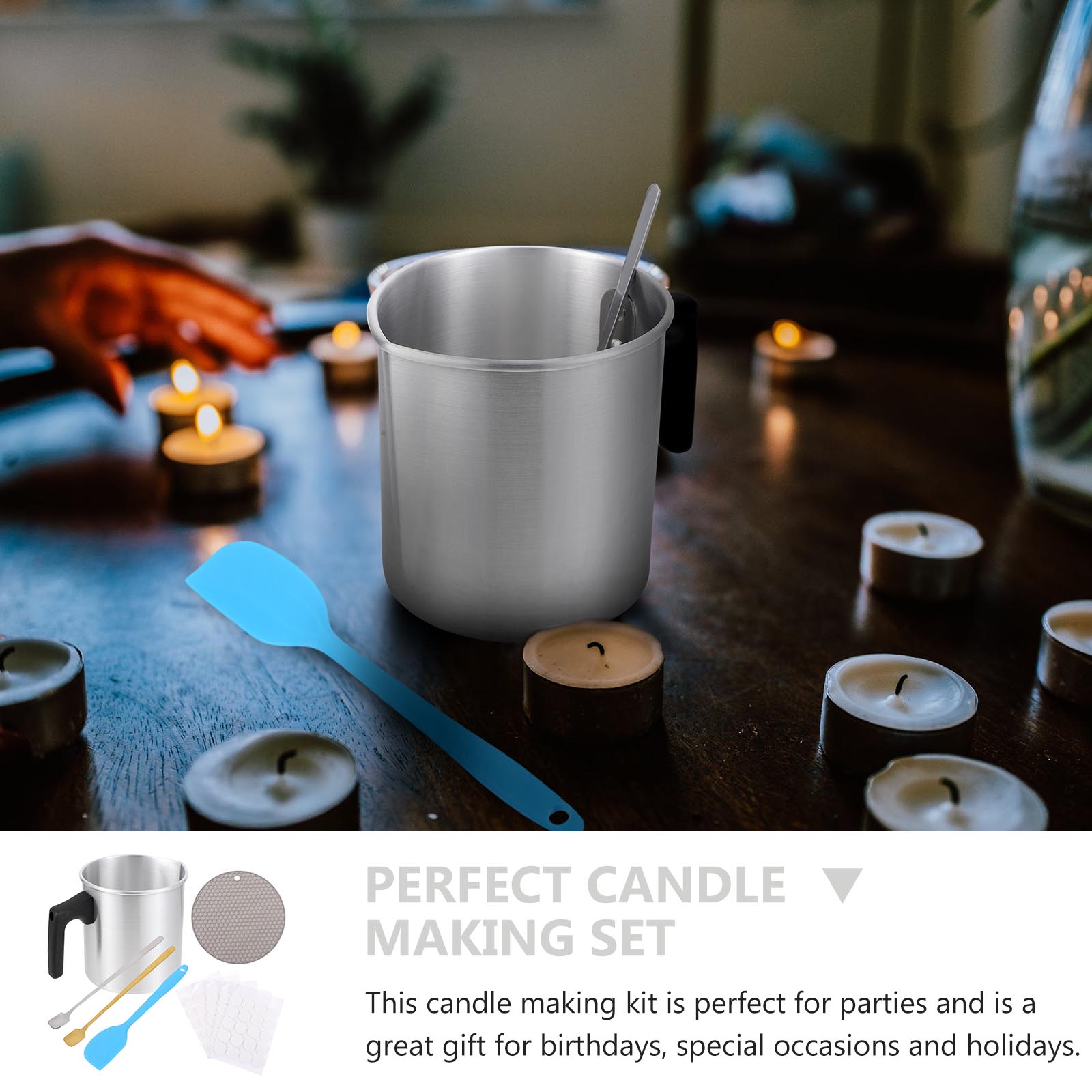 UPKOCH 1Set Candle Making Supplies with Easy Use DIY Candle Tool Set