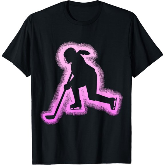 Hockey Girls Ice Hockey Youth Kids T-Shirt
