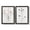 Barnwood Black, variant on Pressed Botanical I - Premium Framed Canvas 2 Piece Set - Ready to Hang