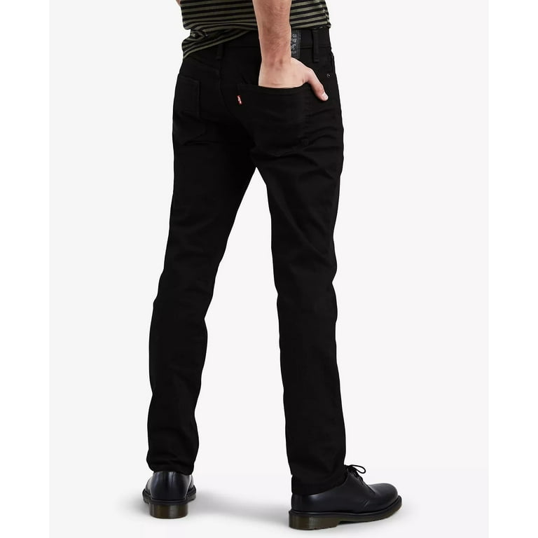 Men s Levi s 511 Slim Fit Stretch Jeans Color Black Size 32X34 Walmart