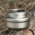 thumbnail image 4 of Portable Mini Titanium Alcohol Stove with Lid Cross Stove Stand Rack Outdoor Camping Hiking Backpacking Cooking Alcohol Stove, 4 of 7