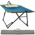 thumbnail image 1 of Tranquillo Unity Support de Hamac Ajustable, Support de Hamac Double en Acier Capacité de 800 Lb pour 2 Personnes, Support Préassemblé de Qualité Supérieure pour Intérieur Extérieur, Bleu, 1 of 10