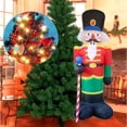 thumbnail image 3 of Inflables ños de , luces LED , adorno de poliéster, regalo divertido, decoración inflable para decoraciones de ín al aire li Sunnimix Inflables de Navidad, 3 of 8