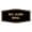 Black Gold, variant on Signs ByLITA Fancy No Junk Mail Sign (Ivory/Dark Brown) - Small