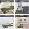 thumbnail image 3 of Lake Forest Dinosaur Door Mat for Indoor, Welcome Door Mats Front Entrance Rug, Non-Slip Bathroom kitchen Rugs for Inside Floor, Small Rug Dog Door Mat 20X31.5 Inch, 3 of 5